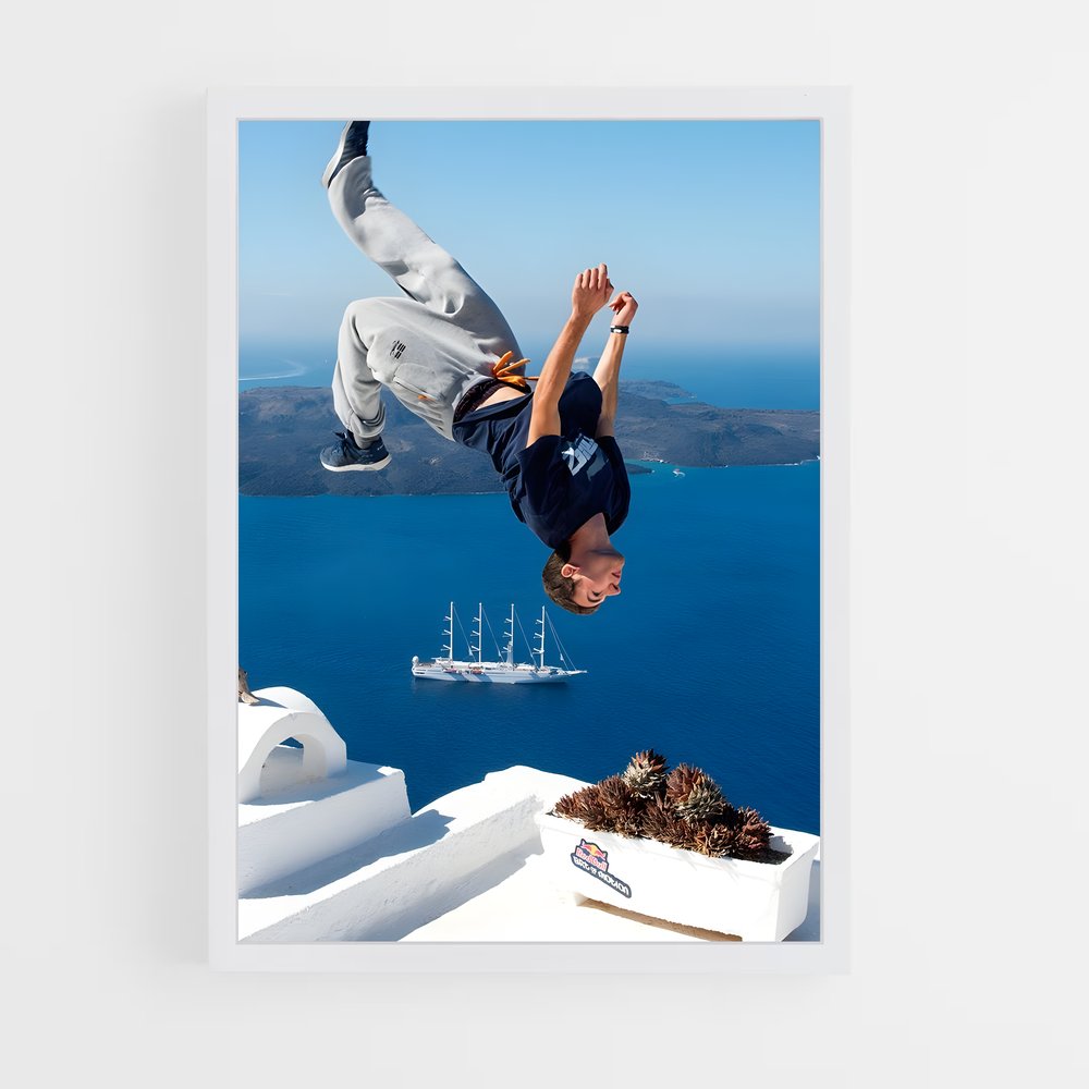 Poster Red de bull motion – affiche Parkour et freerun (vue 3)